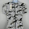 New Epique moi Sequin V neck Mini Dress Size L V Wrap Neck  Short Sleeve