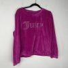 Juicy Couture Y2K Pajama Set Pant Sweater XL  Loungewear Pink Sparkly Logo