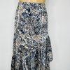 EE:SOME Polyester Skirt Size M Multicolor Tiered Ruffle Flounce Hem Midi New