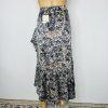 EE:SOME Polyester Skirt Size M Multicolor Tiered Ruffle Flounce Hem Midi New