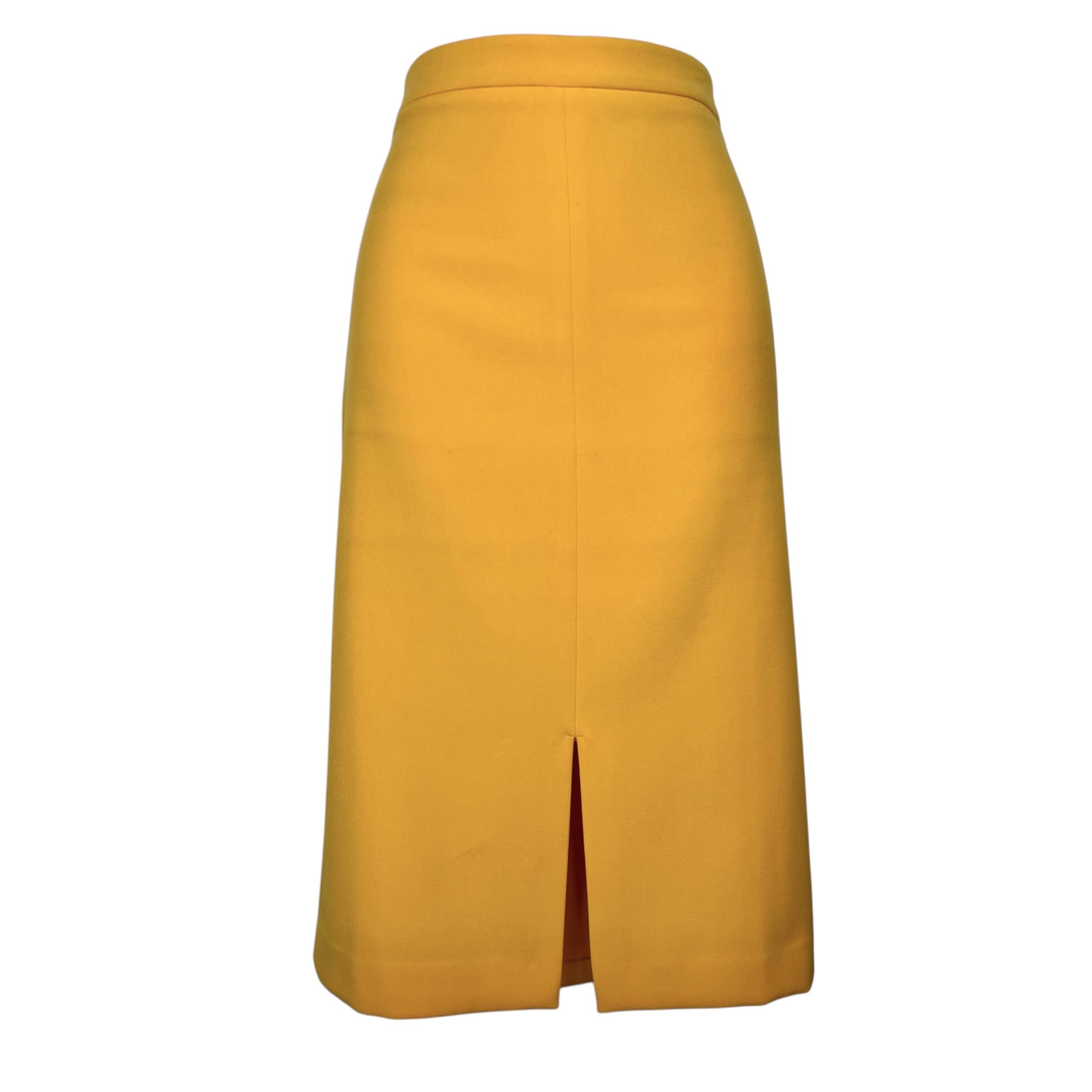 Ann Taylor Pencil Skirt Size 6 Safety Orange Bussiness