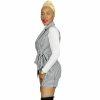 New Fashion Nova Houndstooth Belted Short Set Size L