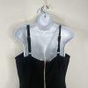 Akira Roxy Bandage Mini Dress Size L Black sweetheart neckline Flared strappy