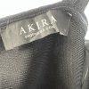 Akira Roxy Bandage Mini Dress Size L Black sweetheart neckline Flared strappy