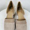 Eileen Fisher Hilly Wedge d'Orsay Pump Size 9 Taupe Suede Heels Slip On Shoes