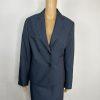 Evan Picone Women Skirt 10 Suit 12 Blue Striped Career Business Timeless New
