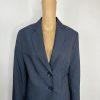 Evan Picone Women Skirt 10 Suit 12 Blue Striped Career Business Timeless New