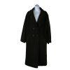 Splendid Sivan Boucle Coat Double Breasted Women Size L Oversized Teddy Cozy