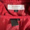 Tahari ASL Women Skirt Suit Size 10 Ruby Red Ruffle Collar Cuff Lined 2PC Career