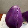 10-200.jpg Steve Madden Sedona Leather Shoes Size 8M Purple Pointed Toes Pump Spool Heel
