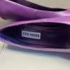 10-202.jpg Steve Madden Sedona Leather Shoes Size 8M Purple Pointed Toes Pump Spool Heel