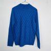 Salon Studio Women Acrylic Sweater Size S Blue High Neck Pullover Warm