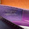 10-208.jpg Steve Madden Sedona Leather Shoes Size 8M Purple Pointed Toes Pump Spool Heel