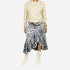 Melissa Nepton Clover Jacket Women M Khaki Beige Faux Leather Puff Sleeve Moto