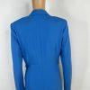 White House Black Market 2PC Stretch Pant Suit Size 8 Isla One Button Blue New