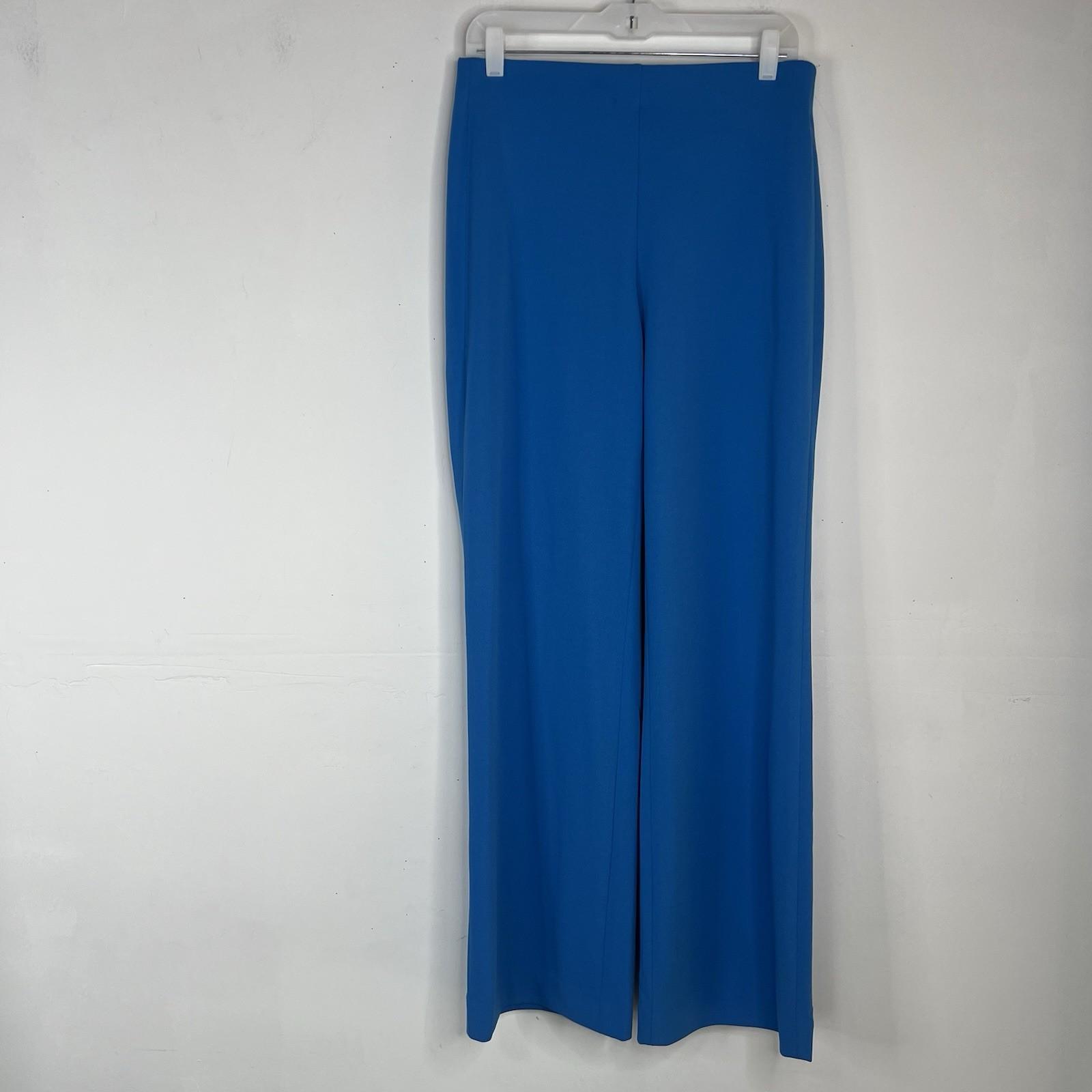White House Black Market 2PC Stretch Pant Suit Size 8 Isla One Button Blue New