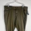 Lauren Ralph Lauren Coated Straight Ankle Jeans Olive Fern Wash Plus Size20W New