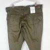 Lauren Ralph Lauren Coated Straight Ankle Jeans Olive Fern Wash Plus Size20W New