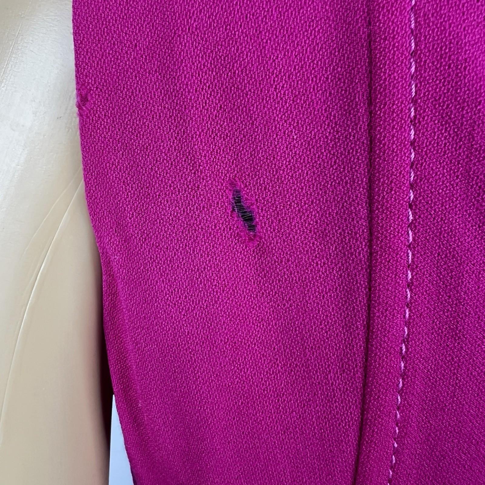 Armani Collezioni Virgin Wool Sleeveless Sheath Dress Size 12 Made In Italy