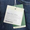 Halara Flex Jeans Women Blue Rolled Hem Wide Leg Denim Size L High Waisted New