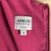 Armani Collezioni Virgin Wool Sleeveless Sheath Dress Size 12 Made In Italy