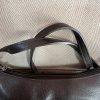 Longchamp Leather Shoulder Small Bag Purse Crossbody Brown