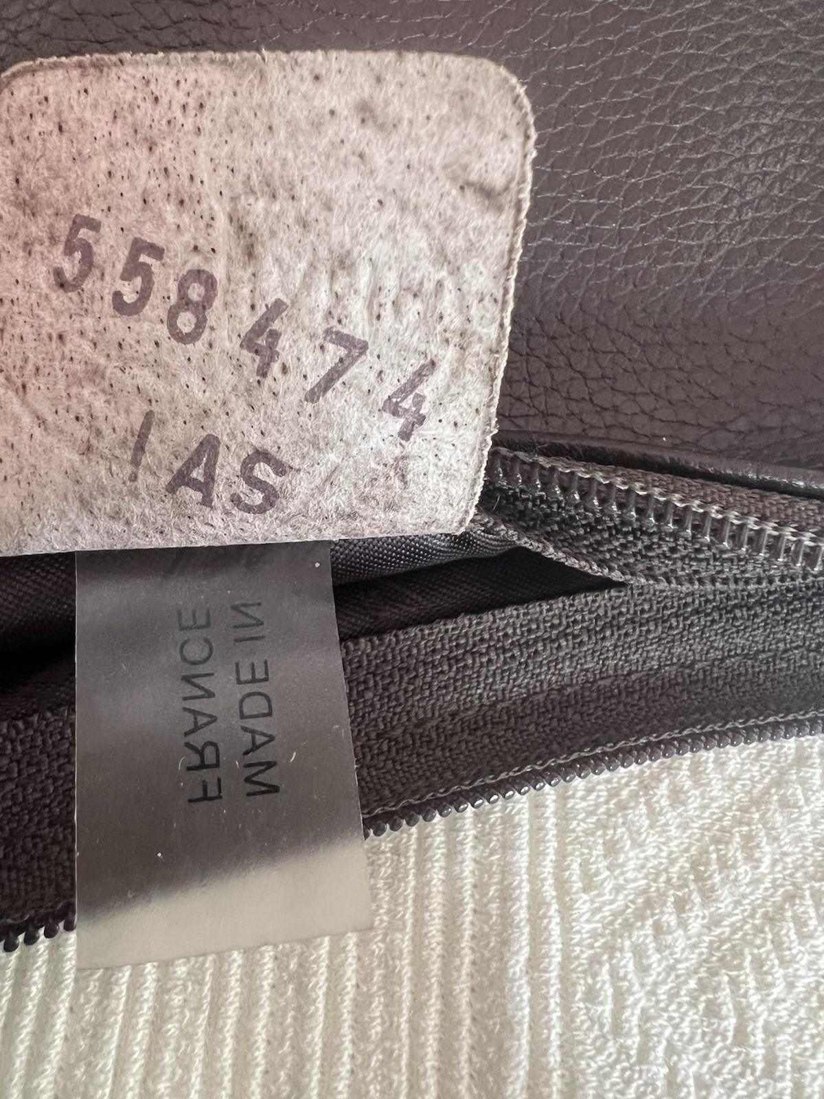Longchamp Leather Shoulder Small Bag Purse Crossbody Brown