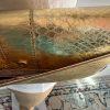 Michael Kors Gold Soft Python Leather Fulton Small Flap Shoulder Bag Clutch