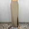 Adrianna Papell Evening Evening 100% Silk Beaded Top and Maxi Skirt Size 16
