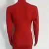 Gabrielle Union Tight Knit Sweater Dress Size L Red Long Sleeve Cutout Midi