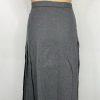 Chrisian Dior Vintage Wool Skirt Suit 16 Gray Double Breasted Pleated Pockets