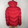 A.N.A A New Approach Women Down Puffer Jacket Size L Full Zip High Collar Red
