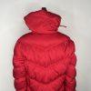 A.N.A A New Approach Women Down Puffer Jacket Size L Full Zip High Collar Red