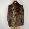 10-63.jpg Betsy Johnson Leopard Print Faux Fur Jacket Size S Soft Comfy Pockets Brown New