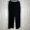 Suit Studio Polyester Pant Suit Size 14P Black Ruffle Shawl Collar Lined 2PC New