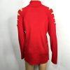 Cyrus Women Turtleneck Sweater Size M Red CuT Out Sleeves High Low Knit New