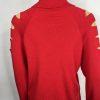 Cyrus Women Turtleneck Sweater Size M Red CuT Out Sleeves High Low Knit New