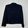 Evan Picone Polyester Skirt Suit Size 8 Blue Notch Collar Business 2PC Timeless