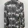 Le Suit Polyester Dress Suit Size 16 Black White Open Front Lined 2PC Timeless