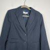 Le suit Women 2PC Polyester Pant Suit Size 12 Dark Blue Business Timeless
