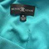 Betsy & Adams Women Stretch Cape Back Sleeve Sheath Dress Size 16 Azure