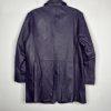 Terry Lewis Women Vintage Genuine Leather Lined Basic Jacket Size L Purple