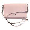Kate Spade NY Charlotte Leather Blush Pink Shoulder Strap Crossbody Bag Flap