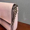 Kate Spade NY Charlotte Leather Blush Pink Shoulder Strap Crossbody Bag Flap