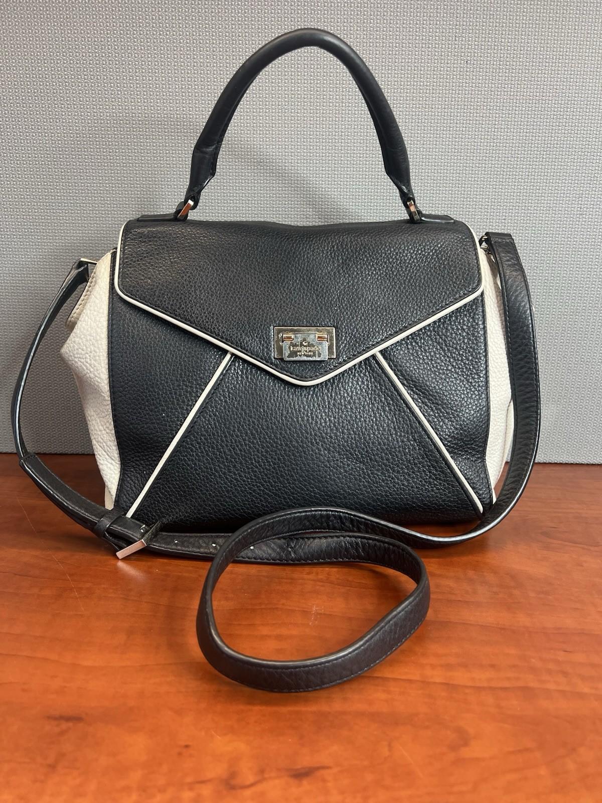 Kate Spade Leather Handbag Purse Bag Laurel Wesley Place Satchel Crossbody