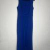 Gabrielle Union NY&CO Stretch Jumpsuit Size M Blue Sleeveless Cut Out Wide Leg