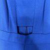 Gabrielle Union NY&CO Stretch Jumpsuit Size M Blue Sleeveless Cut Out Wide Leg