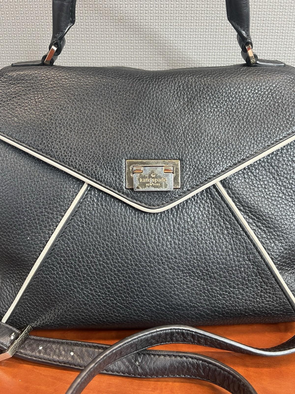 Kate Spade Leather Handbag Purse Bag Laurel Wesley Place Satchel Crossbody
