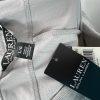Lauren Ralph Lauren Women Silver Jogger Pants Size L Shiny Casual Metallic New