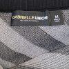 Gabrielle Union Knit Wrap Stretch Sweater Skirt Size M Black White Striped New